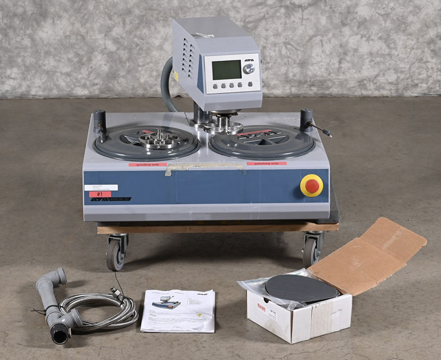 WARRANTY ATM SAPHIR 53C (530) METTALOGRAPHIC GRINDER POLISHER 200-250mm FREESHIP