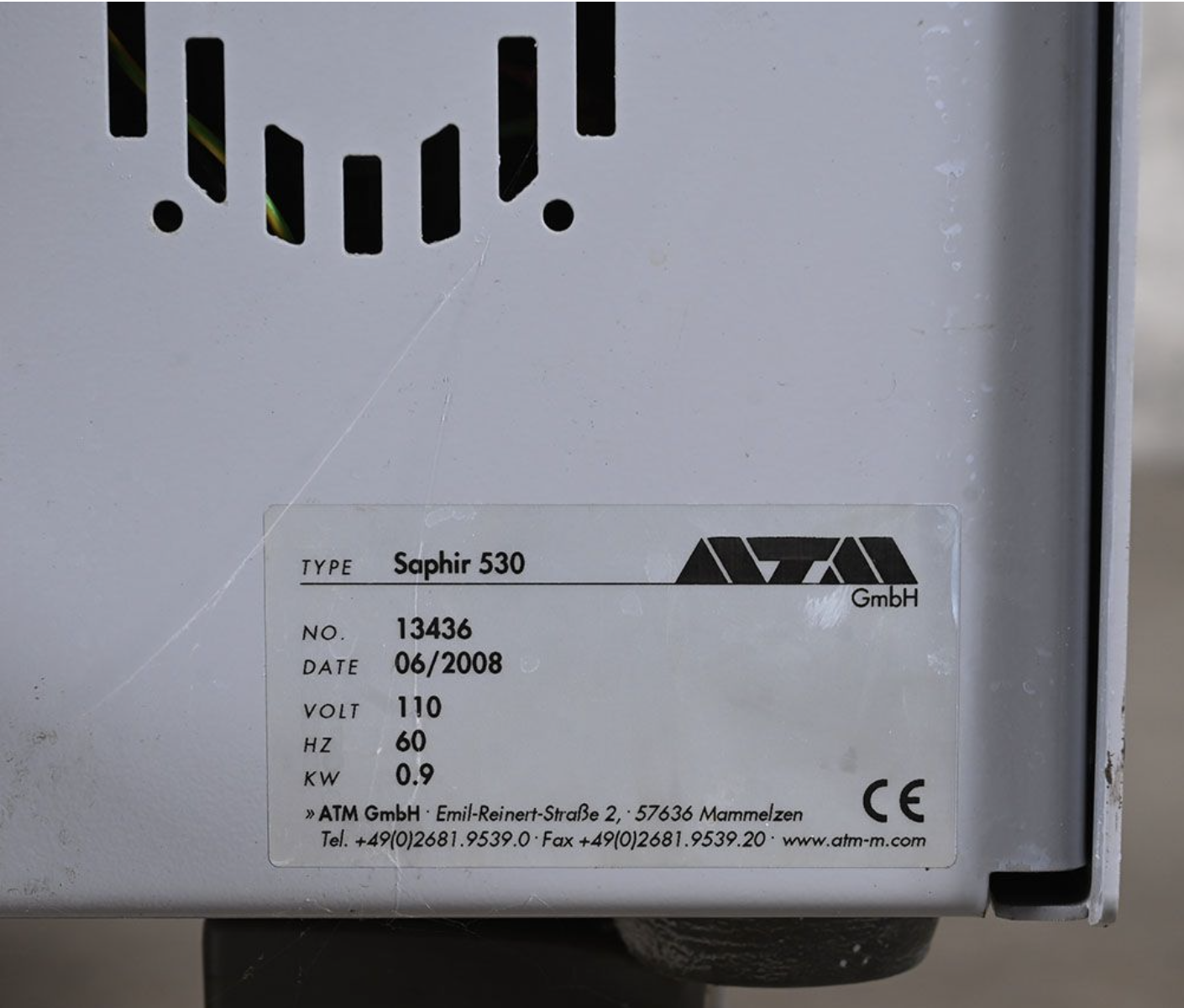 WARRANTY ATM SAPHIR 53C (530) METTALOGRAPHIC GRINDER POLISHER 200-250mm FREESHIP