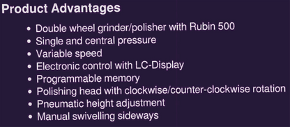 WARRANTY ATM SAPHIR 53C (530) METTALOGRAPHIC GRINDER POLISHER 200-250mm FREESHIP