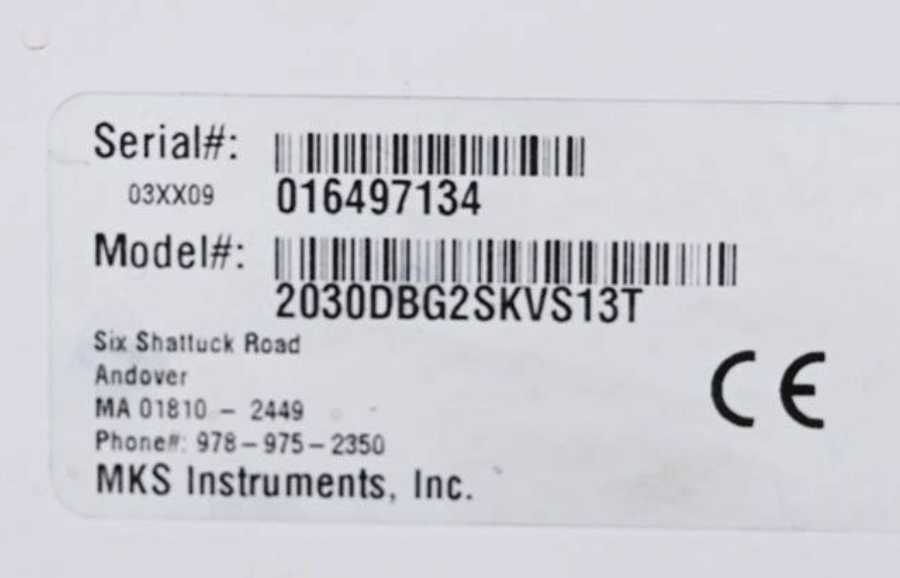 90DAYWARRANTY MKS 2030DBG2SKVS13T 647B 647C MULTI GAS ANALYZER SPECTROMETER SYST