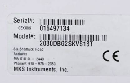 90DAYWARRANTY MKS 2030DBG2SKVS13T 647B 647C MULTI GAS ANALYZER SPECTROMETER SYST