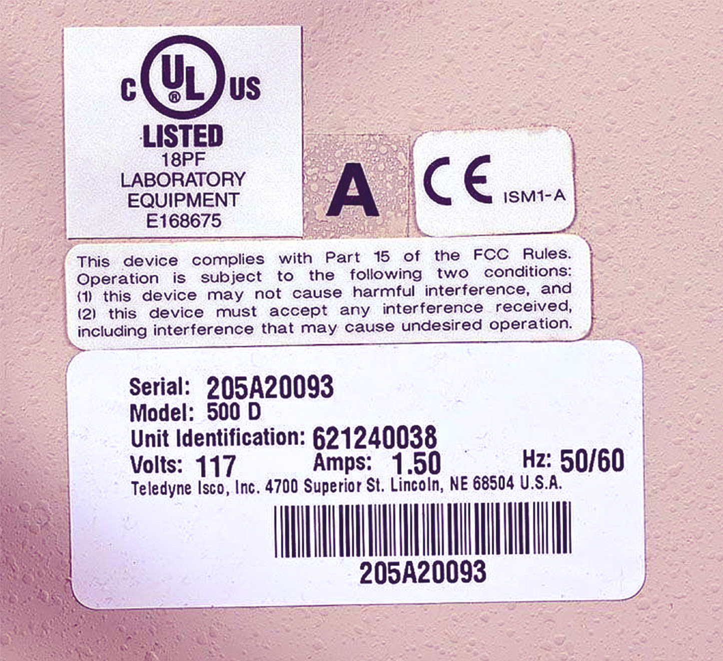 90-DAY-WARRANTY ISCO 500D SYRINGE PUMP FREE SHIPPING