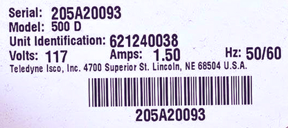90-DAY-WARRANTY ISCO 500D SYRINGE PUMP FREE SHIPPING