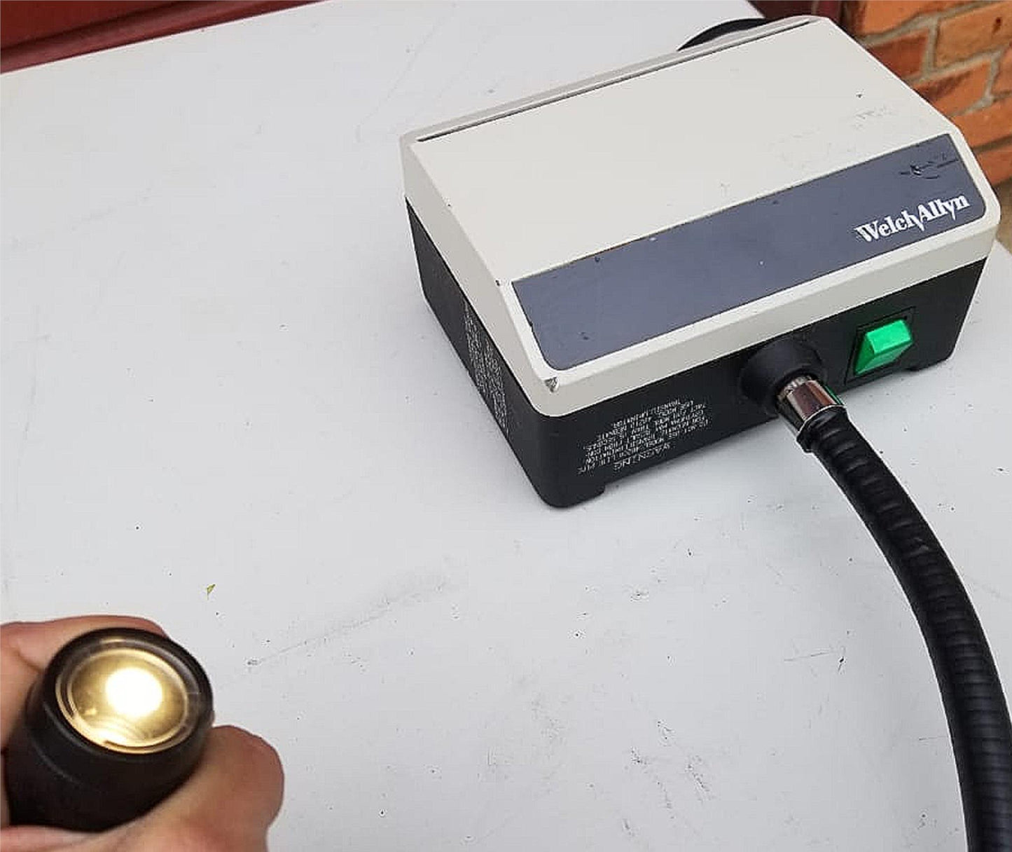WELCH ALLYN 48830 EXAM LITE BOX TUBE 48200 LIGHT PIPE FIBER OPTIC FREE SHIPPING