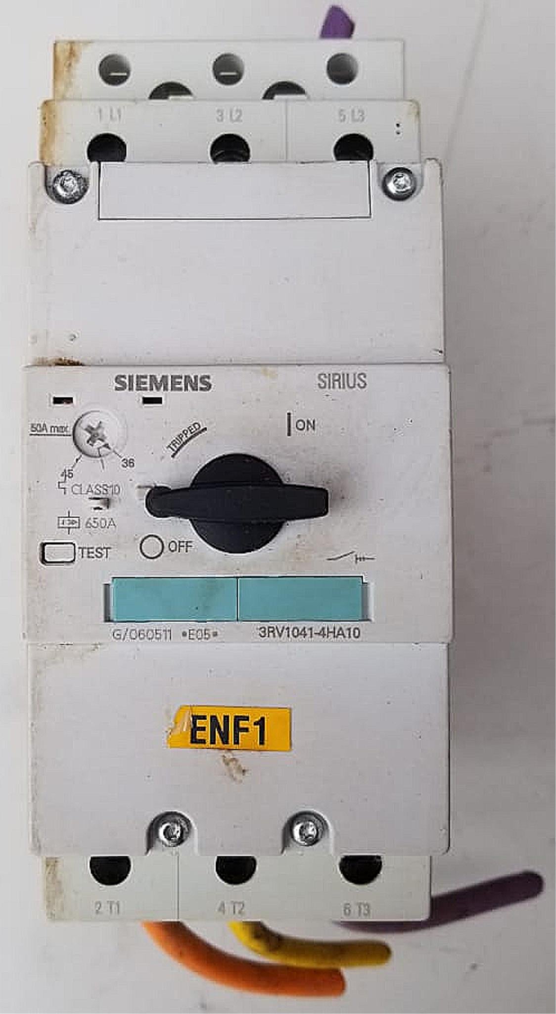 SIEMENS 3RV1041-4HA10 SIRIUS CIRCUIT BREAKER 36-50AMP FREE SHIP