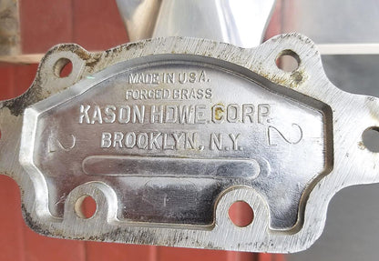 RARE VINTAGE INDUSTRIAL DESIGN STEAMPUNK ARCHITECTURE FREEZER DOOR FREE SHIP