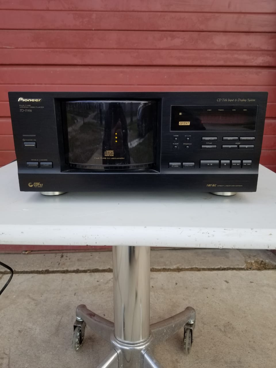 PIONEER PD-F958 101-CD CHANGER MULTI-PLAY COMPACT DISC CD PLAYER FREE SHIP