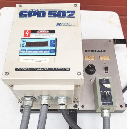 LANCER MAGNETEK GPD 502 3PHASE PLUS ALLEN BRADLEY POWER CONTROL SWITCH FREE SHIP