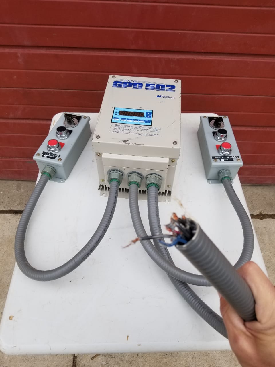 LANCER MAGNETEK GPD 502 3PHASE PLUS ALLEN BRADLEY POWER CONTROL SWITCH FREE SHIP