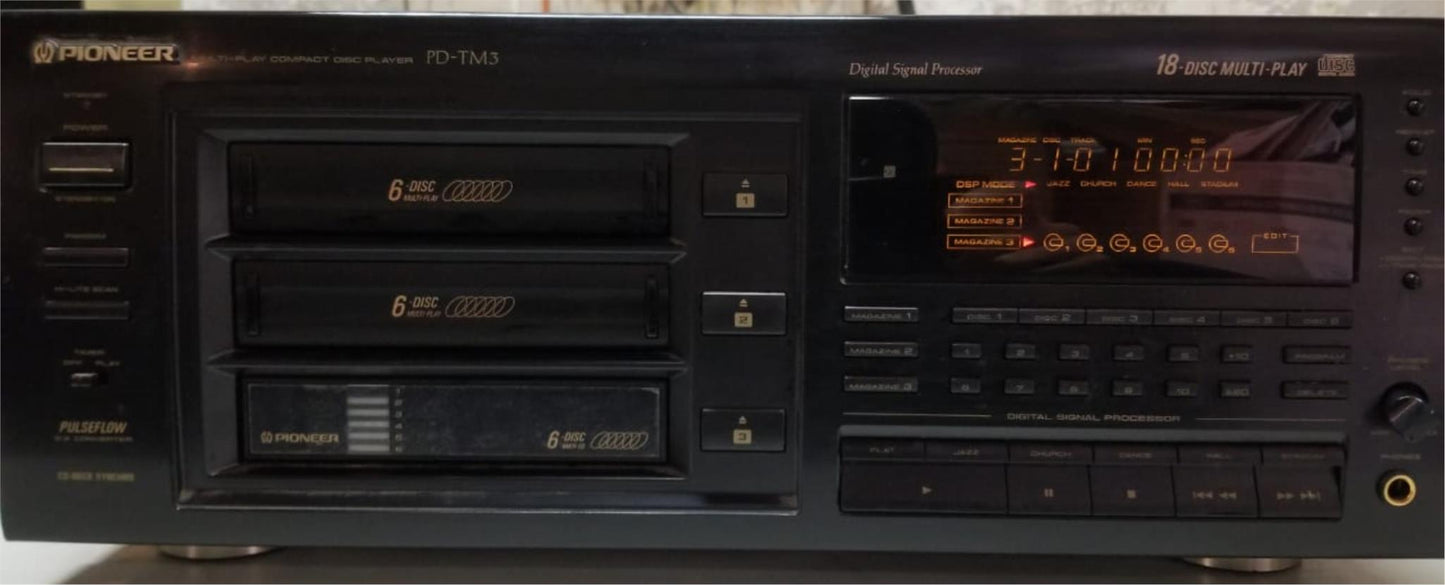 PIONEER MULTI-PLAY COMPACT DISC CD PLAYER PD-TM3 FREE SHIP