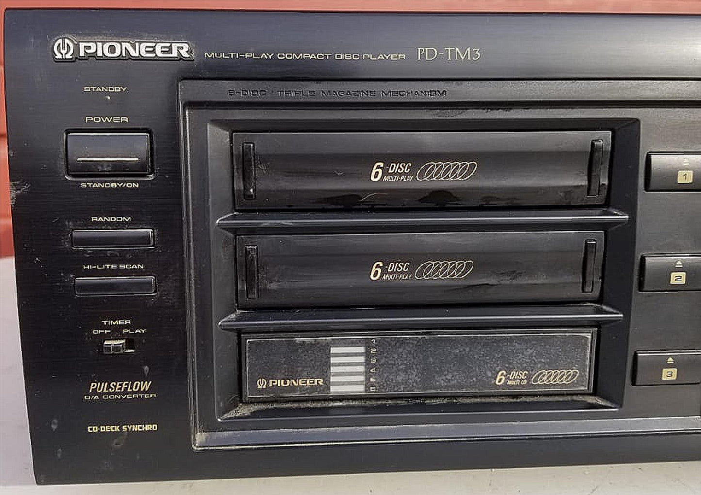 PIONEER MULTI-PLAY COMPACT DISC CD PLAYER PD-TM3 FREE SHIP