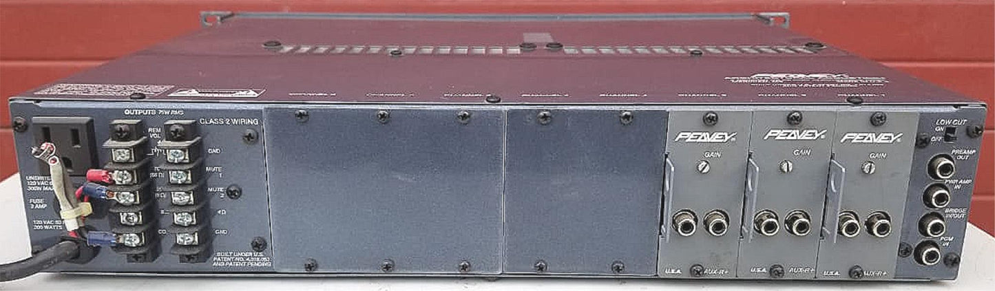 PEAVEY MMA 875T 9-CHANNEL MODULAR MIXER AMPLIFIER 100%WORKING PERFECT FREE SHIP