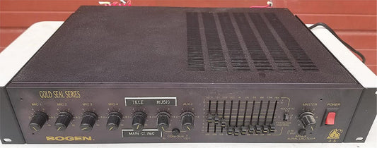 BOGEN GS-35 GOLD SEAL AMPLIFIER 35 WATTS POWER 100% GUARANTEED FREE SHIP