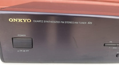 ONKYO RI T-4210 STEREO TUNER RDS ZUB 12 NO REMOTE 100%TESTED FREE SHIPPING