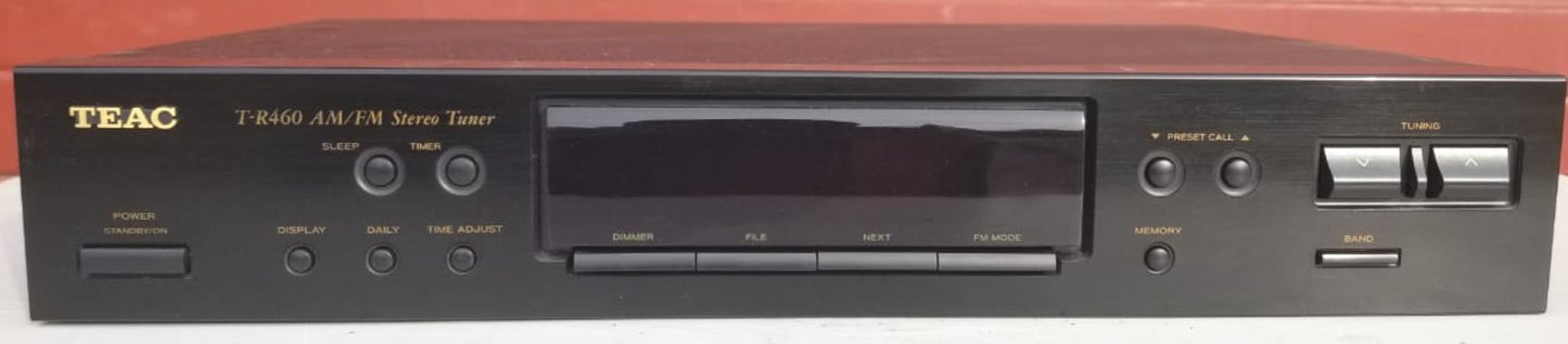 VINTAGE TEAC T-R460 AM/FM STEREO BLACK SERIES TUNER SYNTHESIZER FREE SHIPPING
