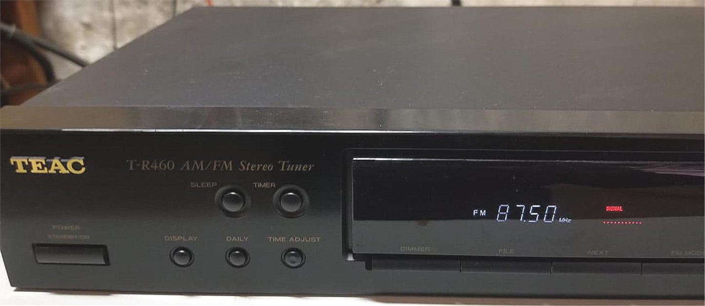 VINTAGE TEAC T-R460 AM/FM STEREO BLACK SERIES TUNER SYNTHESIZER FREE SHIPPING