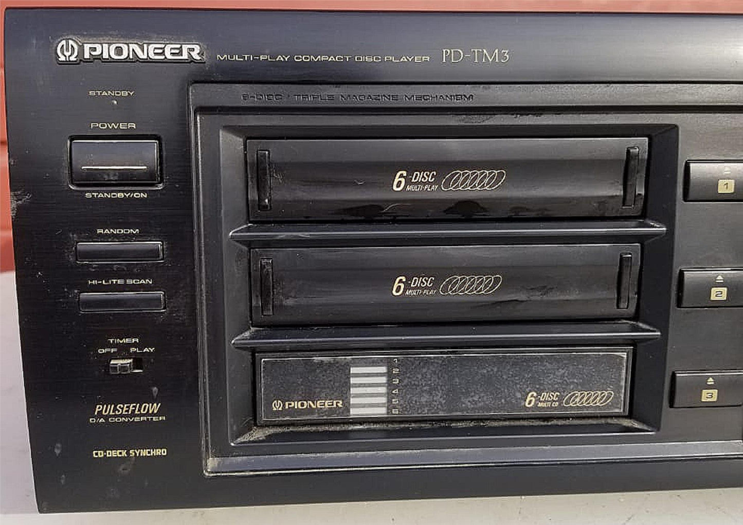 PIONEER MULTI-PLAY COMPACT DISC CD PLAYER PD-TM3 FREE SHIP