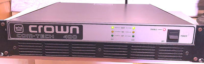 HARMAN CROWN COM-TECH 400 POWER 400W 2 CHANNEL AMPLIFIER WATCH VIDEO FREE SHIP
