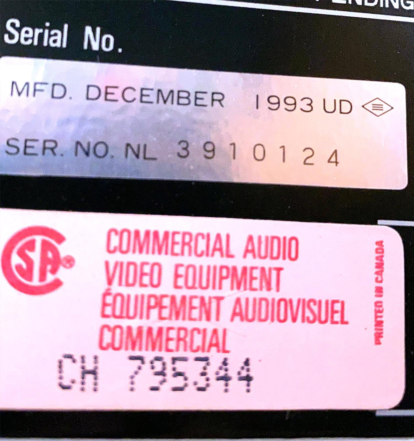 PIONEER CLD-V2600 PROFESSIONAL INDUSTRIAL LASERDISC CDV DISC CD PLAYER FREE SHIP