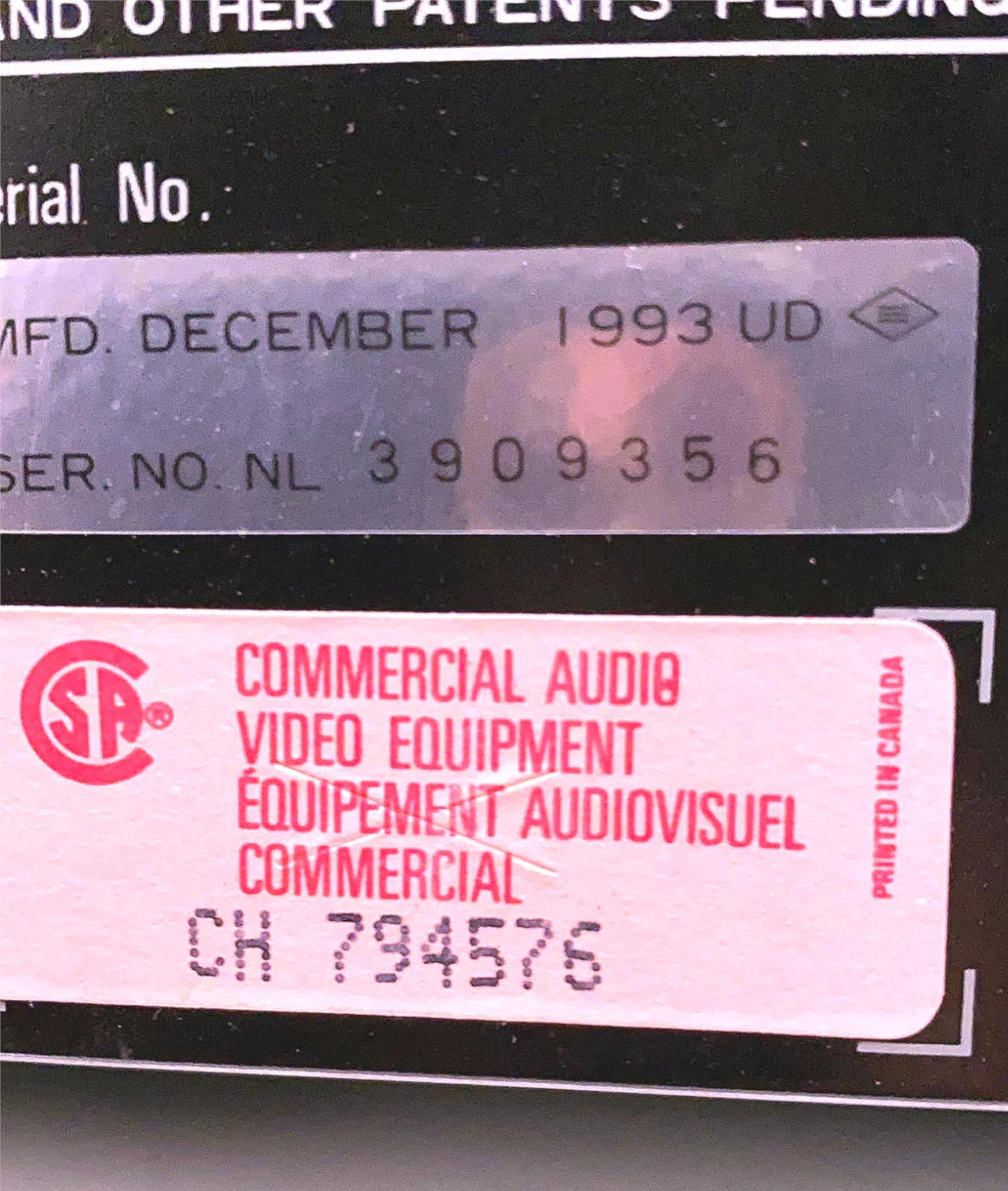 PIONEER CLD-V2600 PROFESSIONAL INDUSTRIAL LASERDISC CDV DISC CD PLAYER FREE SHIP