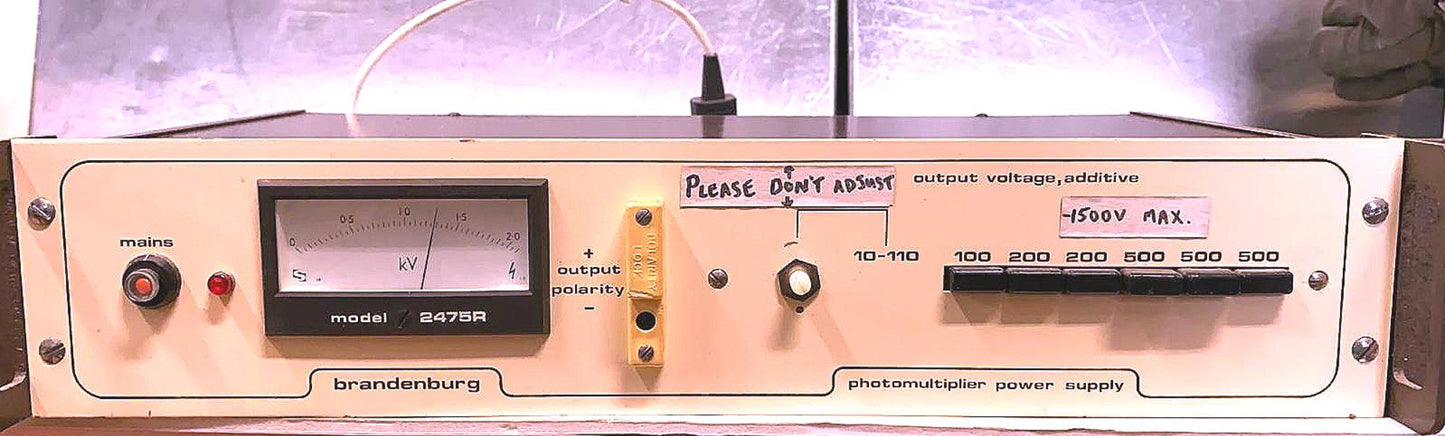 BRANDENBURG 2475R PHOTOMULTIPLIER POWER SUPPLY WATCH VIDEO 100%WORKS FREESHIP