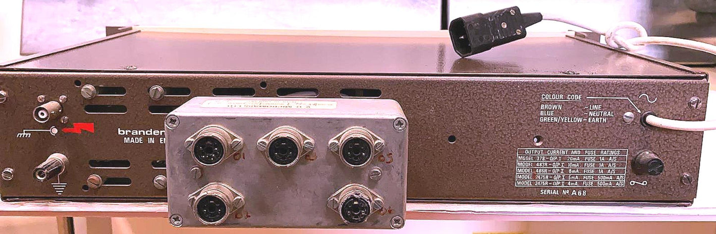 BRANDENBURG 2475R PHOTOMULTIPLIER POWER SUPPLY WATCH VIDEO 100%WORKS FREESHIP