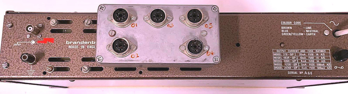 BRANDENBURG 2475R PHOTOMULTIPLIER POWER SUPPLY WATCH VIDEO 100%WORKS FREESHIP