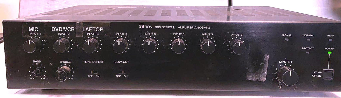 TOA SERIES II 903 MK2 MIXER POWER 30W AMPLIFIER 100%TESTED FREE SHIPPING