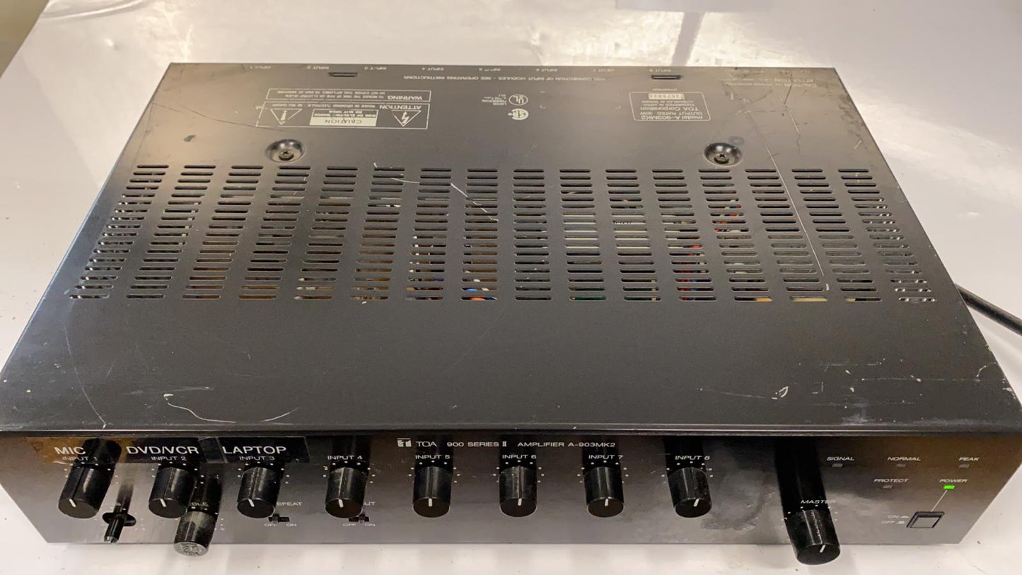 TOA SERIES II 903 MK2 MIXER POWER 30W AMPLIFIER 100%TESTED FREE SHIPPING