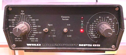 WILD MIKROPHOT MPS-05 FAKTOR EXPOSURE METER for MPS12 WILD and M420 WATCH VIDEO