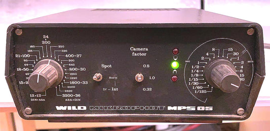 WILD MIKROPHOT MPS-05 FAKTOR EXPOSURE METER for MPS12 WILD and M420 WATCH VIDEO