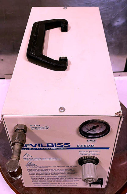 DEVILBISS® 8650D HEAVY DUTY MEDICAL COMPRESSOR CPAP WATCH VIDEO FREE SHIPPING