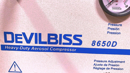 DEVILBISS® 8650D HEAVY DUTY MEDICAL COMPRESSOR CPAP WATCH VIDEO FREE SHIPPING