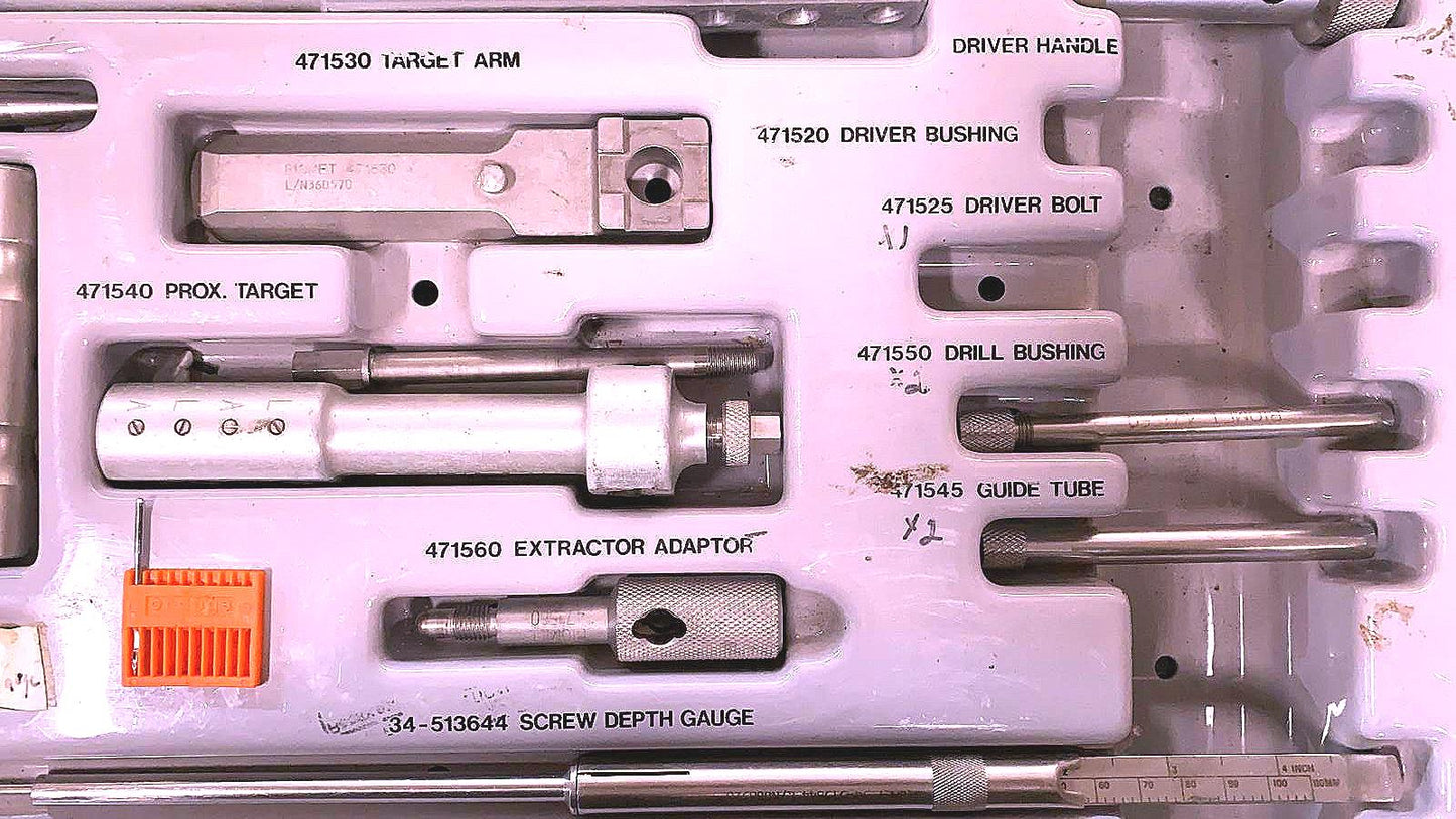 BIOMET HUMERAL NAIL INSTRUMENTATION SET 471565  WATCH VIDEO 100% FREE SHIPPING