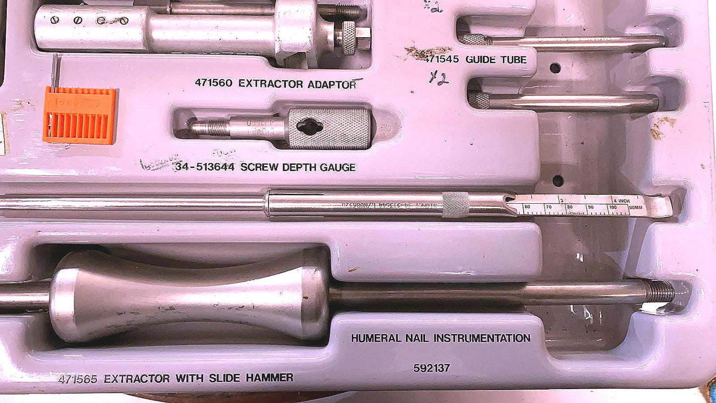 BIOMET HUMERAL NAIL INSTRUMENTATION SET 471565  WATCH VIDEO 100% FREE SHIPPING