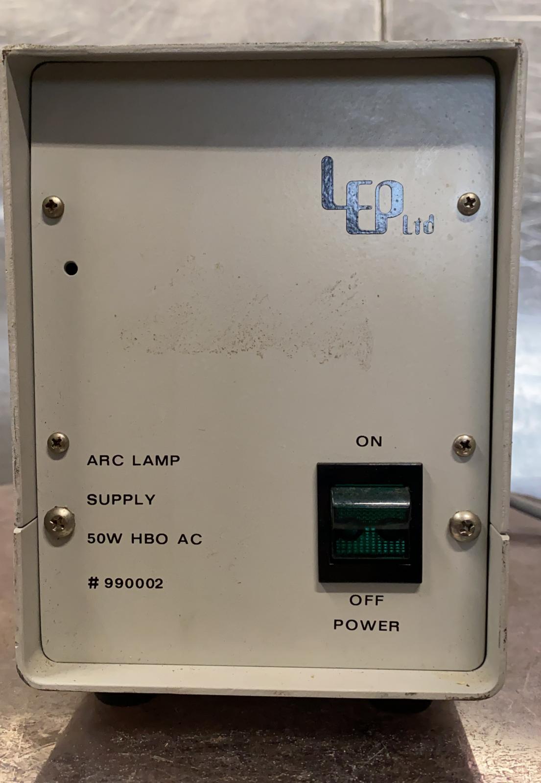 LEP ARC LAMP ZEISS MICROSCOPE POWER SUPPLY 50W HBO AC 990002 WATCHVIDEO FREESHIP