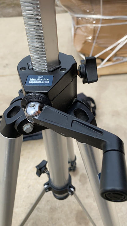 BOGEN MANFROTTO 3126 CINE VIDEO FLUID HEAD 3033 TRIPOD CASE WATCH VIDEO FREESHIP