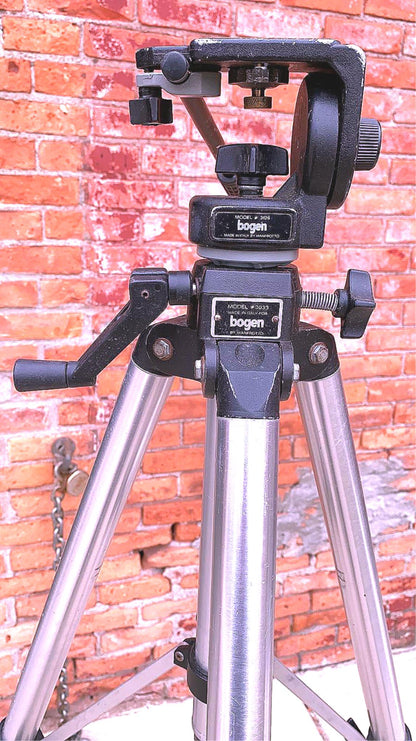 BOGEN MANFROTTO 3126 CINE VIDEO FLUID HEAD 3033 TRIPOD CASE WATCH VIDEO FREESHIP