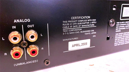 TASCAM CD-RW750 CD REWRITABLE RECORDER Tested 90 DAY WARRANTY FREE SHIP