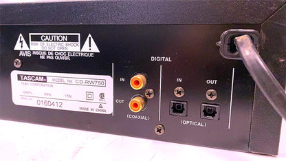 TASCAM CD-RW750 CD REWRITABLE RECORDER Tested 90 DAY WARRANTY FREE SHIP