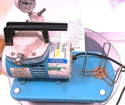 SCHUCO-VAC 130 MEDICAL ASPIRATOR OIL LESS ASPIRATION PUMP FREE SHIP WATCH VIDEO