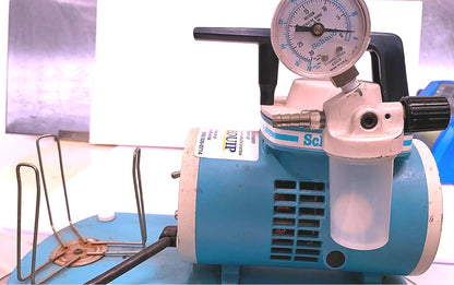 SCHUCO-VAC 130 MEDICAL ASPIRATOR OIL LESS ASPIRATION PUMP FREE SHIP WATCH VIDEO