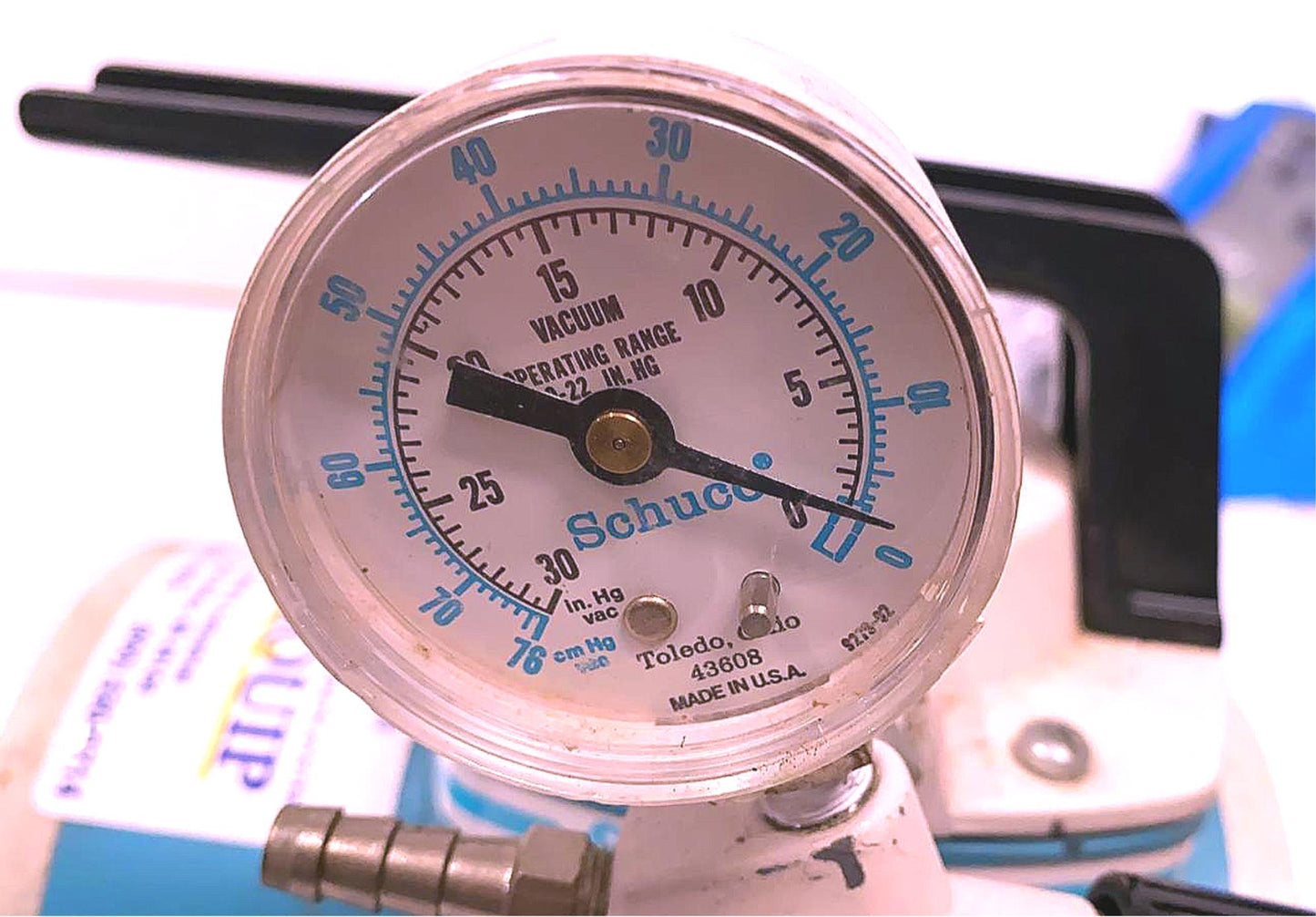 SCHUCO-VAC 130 MEDICAL ASPIRATOR OIL LESS ASPIRATION PUMP FREE SHIP WATCH VIDEO