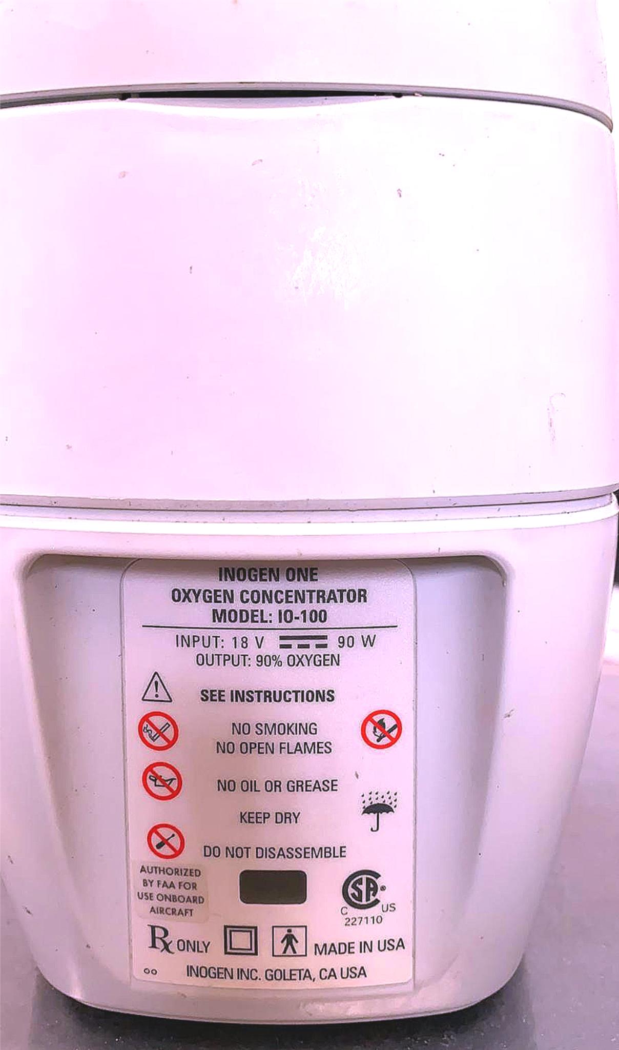 INOGEN ONE PORTABLE OXYGEN MEDICAL CONCENTRATOR & CART FREE SHIPPING WATCH VIDEO