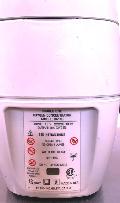 INOGEN ONE PORTABLE OXYGEN MEDICAL CONCENTRATOR & CART FREE SHIPPING WATCH VIDEO