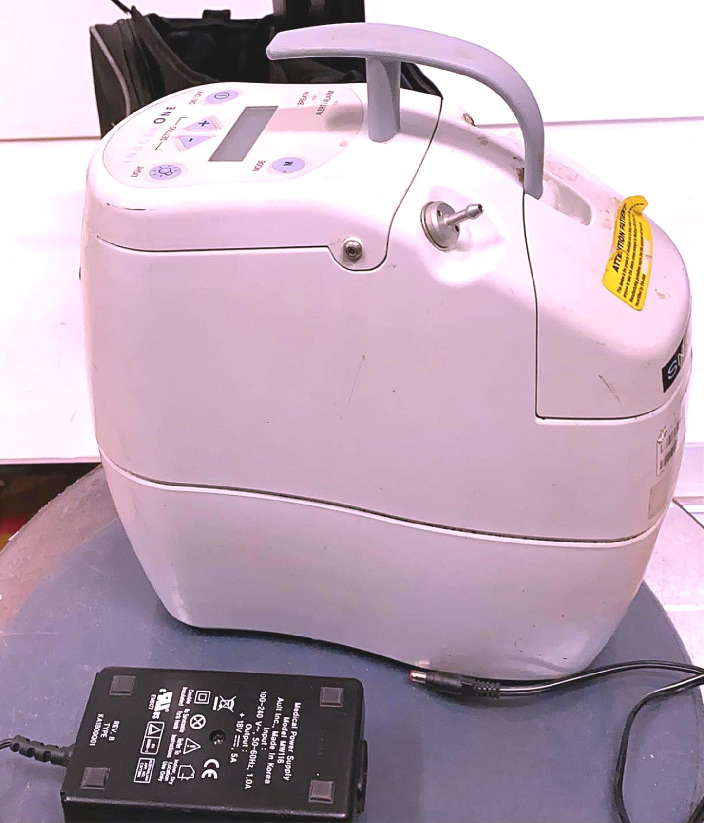 "RARE" INO GE N1 PORTABLE OXYGEN & CART MEDICAL CONCENTRATOR FREESHIPWATCHVIDEO