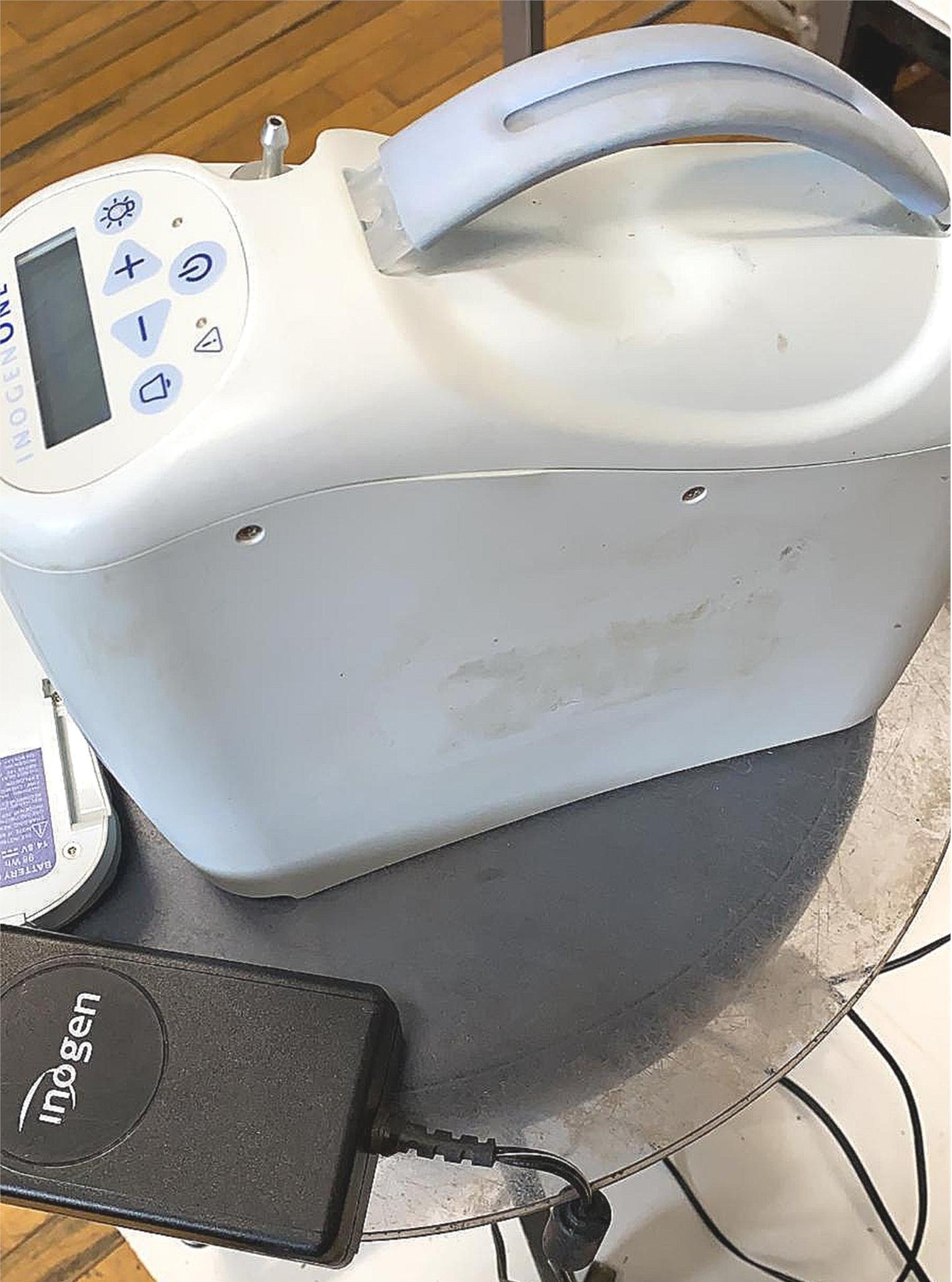 RARE INOGEN ONE G2 PORTABLE MEDICAL OXYGEN CONCENTRATOR 2BATTERY CART WATCHVIDEO