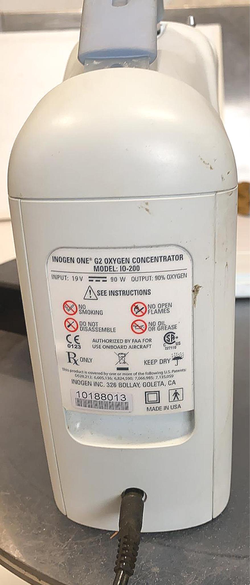 RARE INOGEN ONE G2 PORTABLE MEDICAL OXYGEN CONCENTRATOR 2BATTERY CART WATCHVIDEO