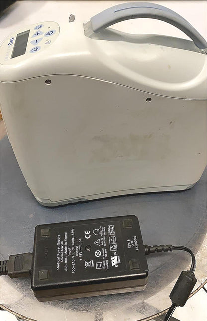 RARE INOGEN ONE G2 PORTABLE MEDICAL OXYGEN CONCENTRATOR 2BATTERY CART WATCHVIDEO