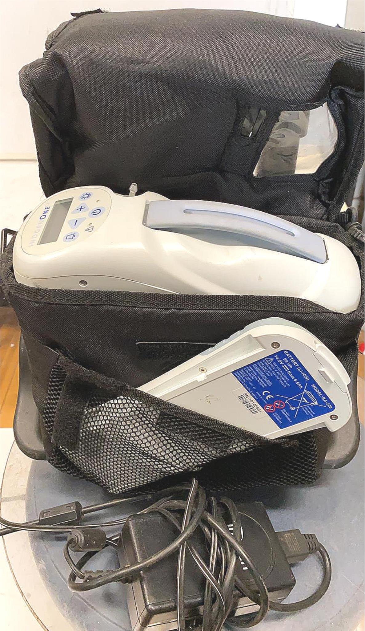 RARE INOGEN ONE G2 PORTABLE MEDICAL OXYGEN CONCENTRATOR 2BATTERY CART WATCHVIDEO